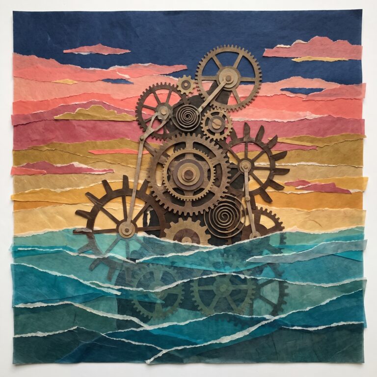 Springs and Gears — Ars Nova Singers steampunk concert artwork